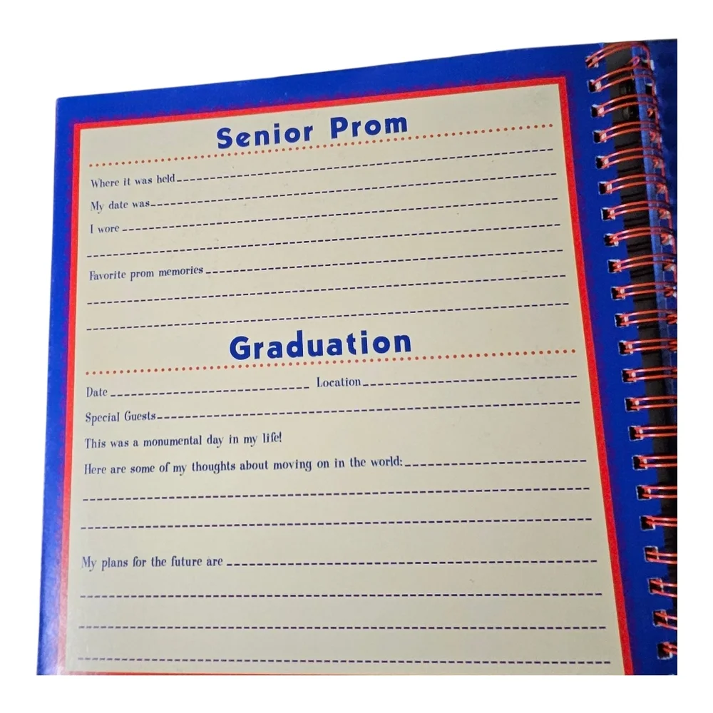 New Seasons Spiral Bound School Years Memory Keeper for grades K-12